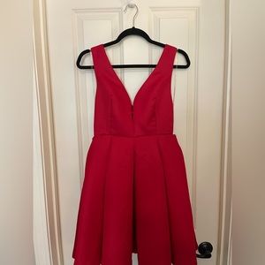Large boutique brand dress